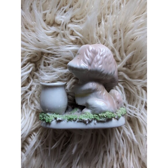Vintage Anthropomorphic Puppy Dog Planter or Matchstick Holder Kitschy Figurine - Picture 10 of 11